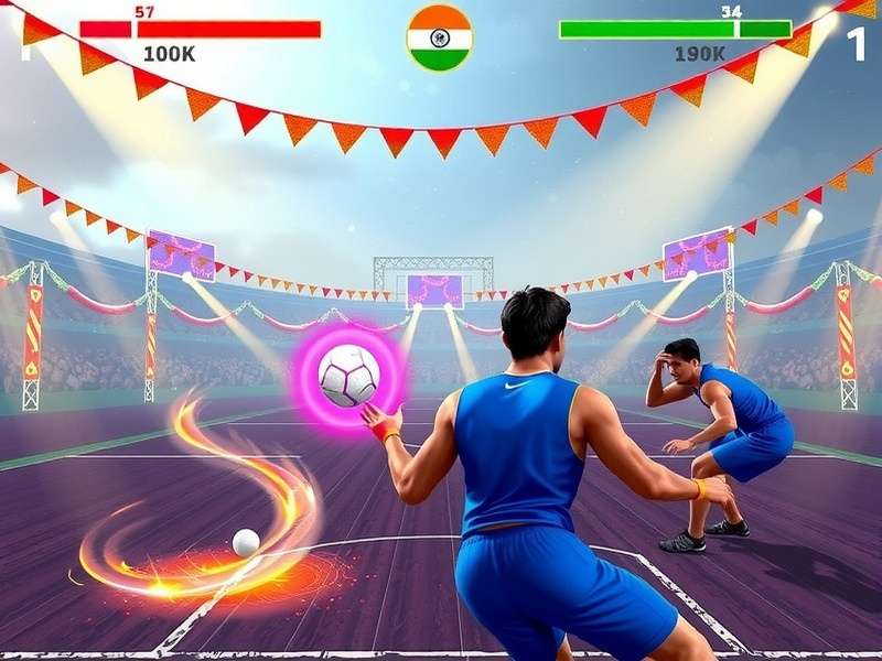 India Handball Blitz Diwali celebration